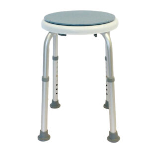Bath Stool Round with Swivel Seat