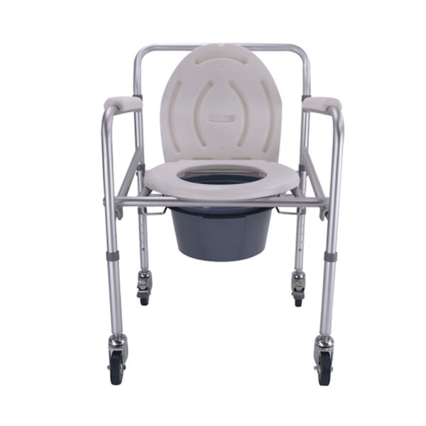 Folding Commode with Wheels - Image 9