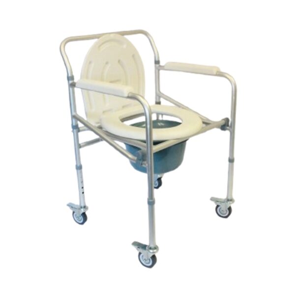 Folding Commode with Wheels - Image 6