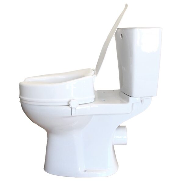 Raised toilet Seat with lid