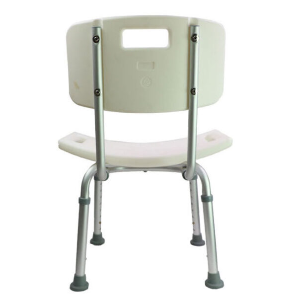 Shower Bench with Back - Image 3