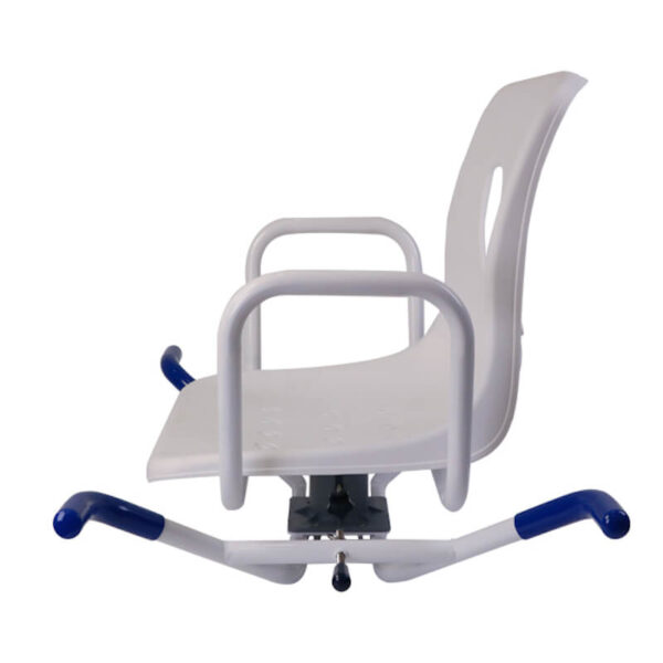 Swivel bath chair with lock