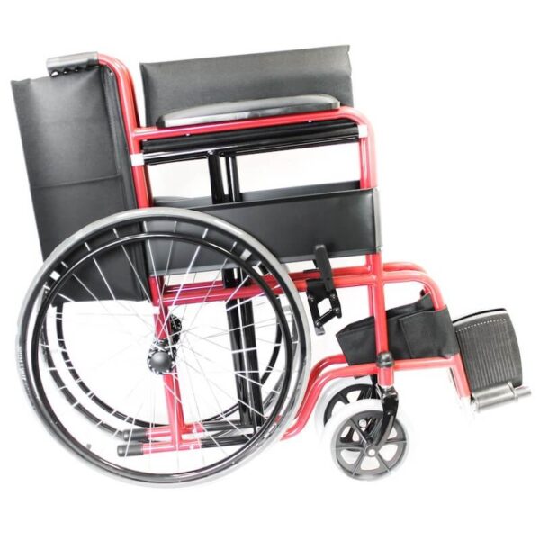 WINFAR Basic Wheelchair Red folded