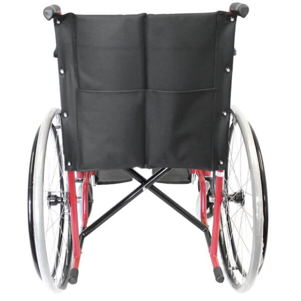 WINFAR Basic Wheelchair Red with handrims
