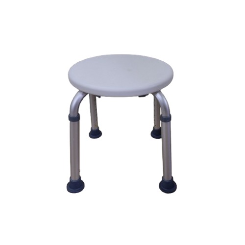 Bath Stool Round Height Adjustable 2 WINFAR_Bath Stool Round Lowest