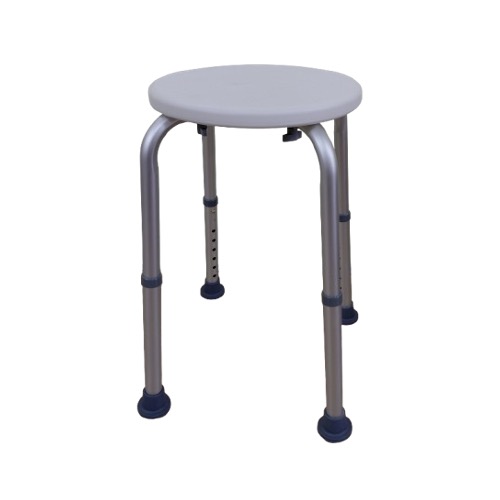 Bath Stool Round Height Adjustable 1 WINFAR_Bath Stool Round