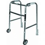 Folding Walker with Wheels & Push Down Brakes | Winfar Mobility