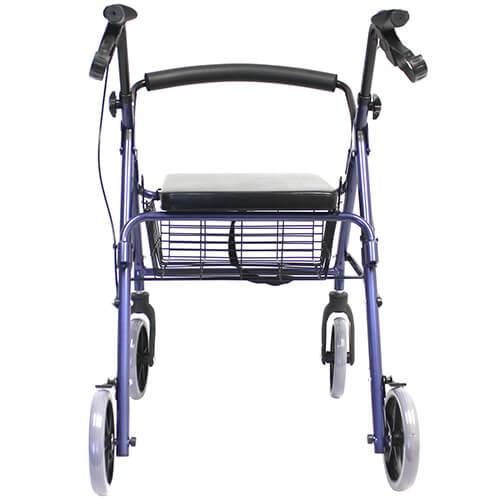 four wheel walker rollator blue | Winfar Mobility Products & Home Care Aids