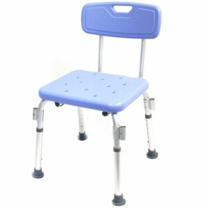 Shower Chair Blue with Seat and Back