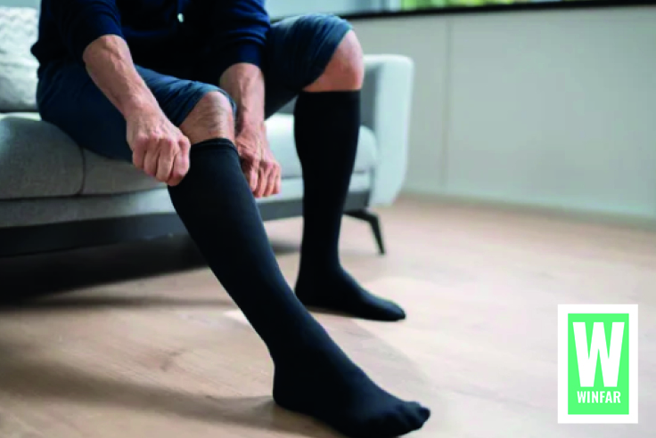 compression socks for swollen feet