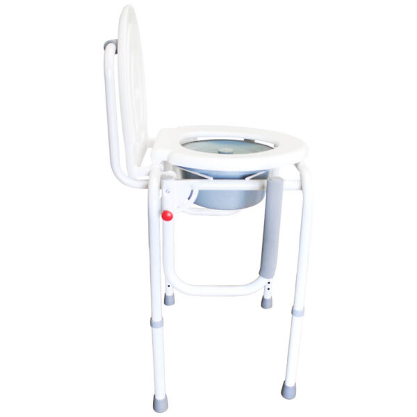 Winfar Drop Arm Commode FS813 SIDE VIEW B | Winfar Mobility Products & Home Care Aids