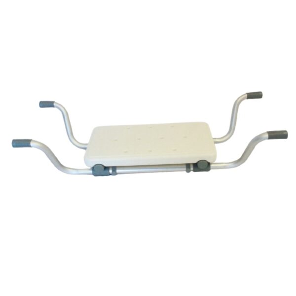 Lockable bath seat with drainage holes
