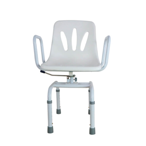 Height Adjustable Swivel Shower Chair with lock
