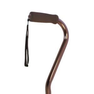 Winfar Mobility Bronze Walking Stick with curved handle