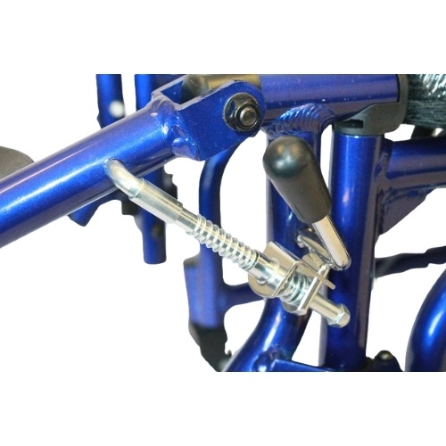 Kids CP Wheelchair - Reclining 4 Hydraulic reclining lock lever on Kids CP Reclining Wheelchair frame