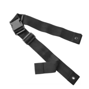 Mobility Products 4 Wheelchair safety restraint belt with quick-release buckle and woven nylon strap