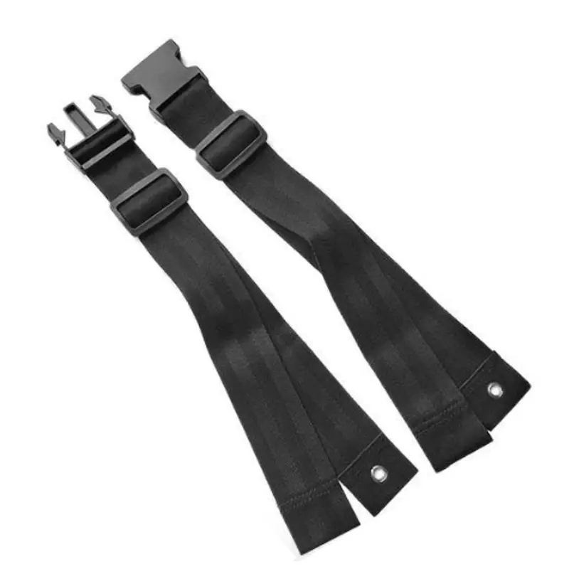 Wheelchair Safety Restraint Belt 2 Adjustable wheelchair restraint belt straps with quick-release buckle components