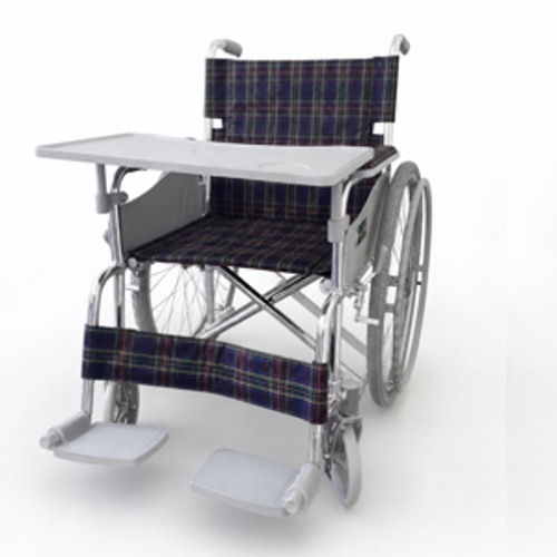 Clamp-On Wheelchair Tray 1 Grey Wheelchair Tray WINFAR