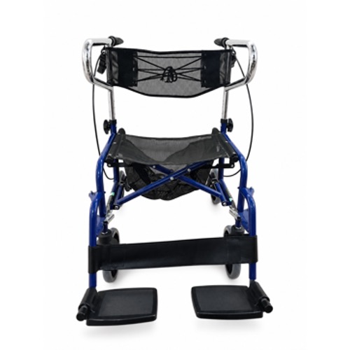 Travel Rollator with Footrests | 8" Wheels 3 Travel Rollator with Footrests | 8" Wheels - Image 3