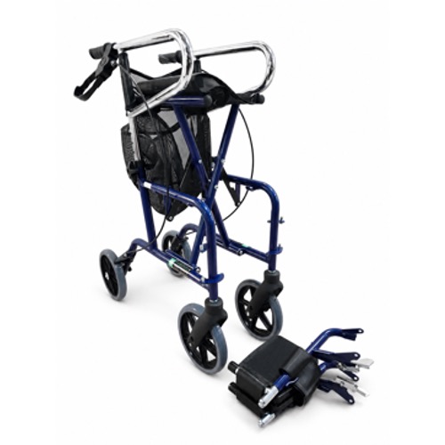 Travel Rollator with Footrests | 8" Wheels 4 Travel Rollator with Footrests | 8" Wheels - Image 4